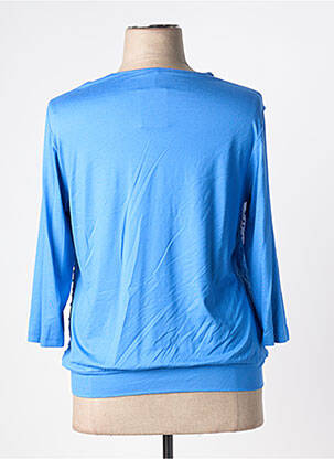 Top col rond manches longues bleu FRANK WALDER femme