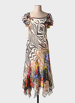 Robe mi-longue noir MYSTERY BY PSF femme