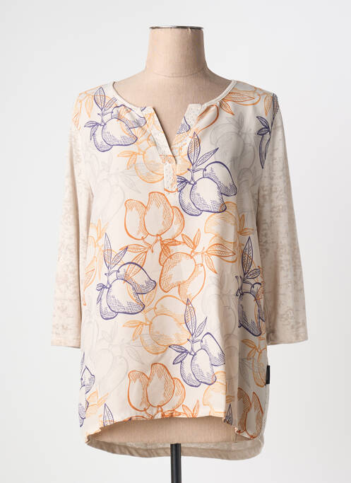 Top manches longues beige CAPUCCINO femme