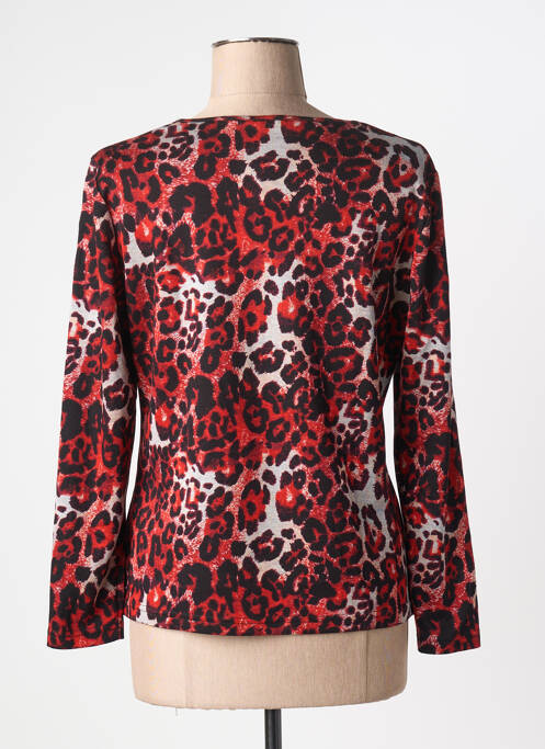 Top stretch manches longues rouge GUY DUBOUIS femme