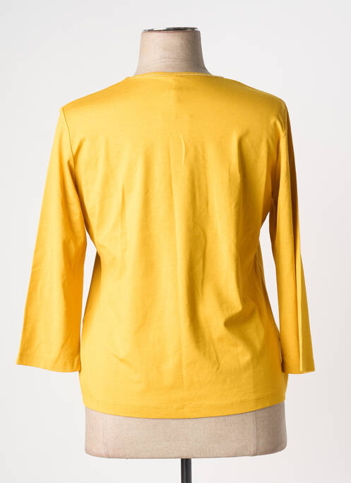 Top tissage jersey manches longues jaune RABE femme