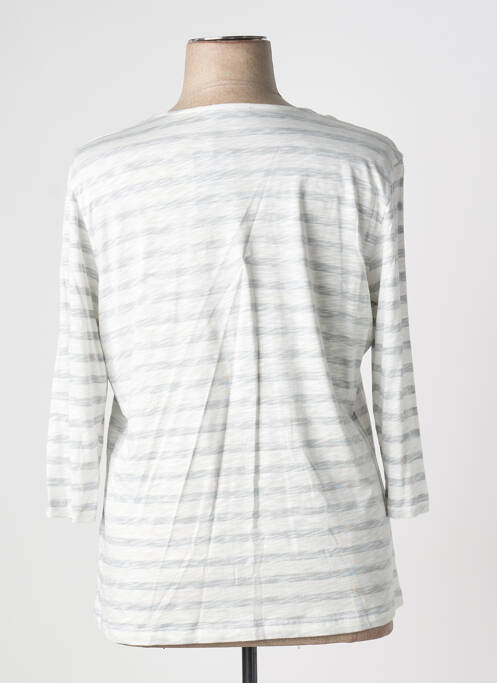 Top tissage jersey manches longues gris FRANK WALDER femme