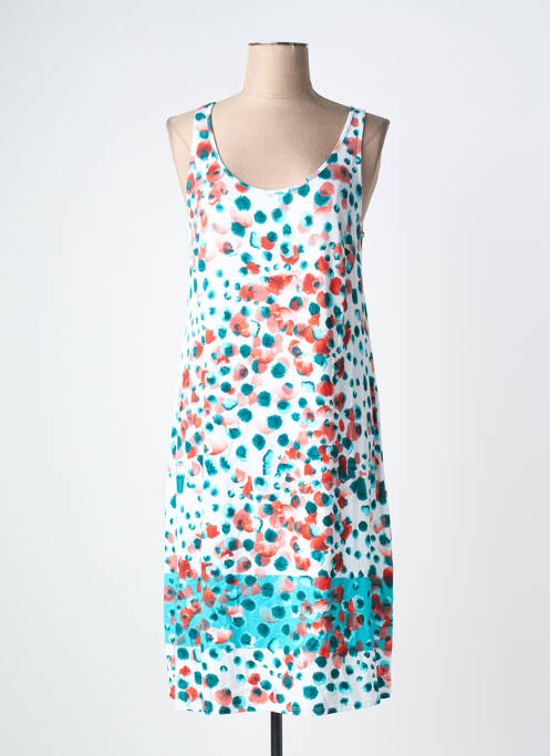 Robe mi-longue blanc BARANDI femme