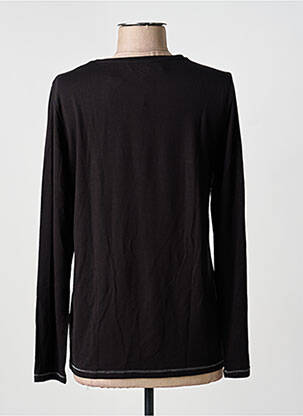 T-shirt manches longues manches longues noir FRANK WALDER femme