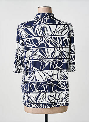 Polo stretch manches courtes bleu BARBARA LEBEK femme