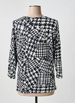 T-shirt manches 3/4 manches 3/4 noir BARBARA LEBEK femme