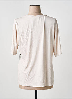 T-shirt imprimé fantaisie manches courtes beige RABE femme