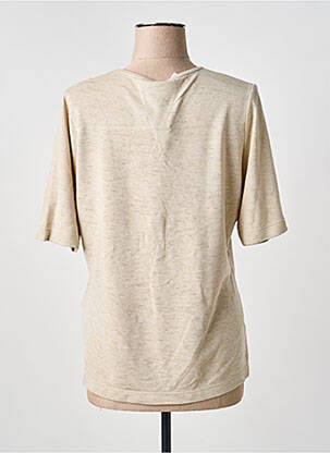T-shirt stretch manches courtes beige RABE femme