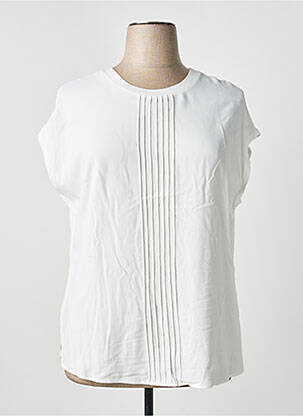 T-shirt coupe droite manches courtes blanc BARBARA LEBEK femme