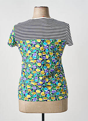 T-shirt stretch manches courtes noir OLIVIER PHILIPS femme