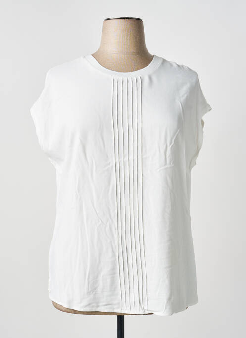 T-shirt coupe droite manches courtes blanc BARBARA LEBEK femme