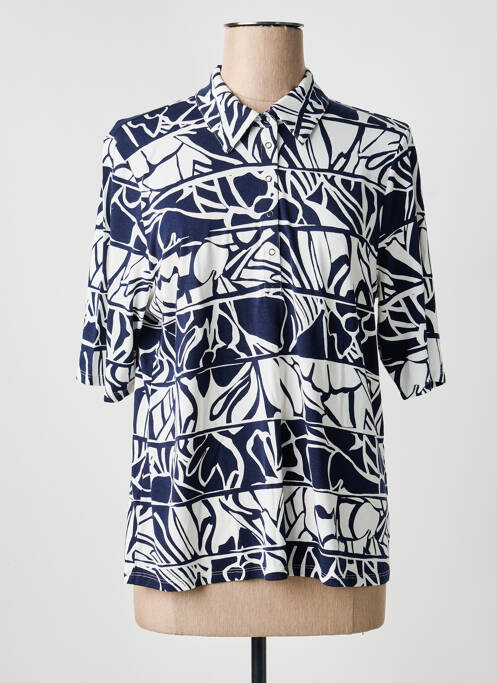 Polo bleu BARBARA LEBEK femme