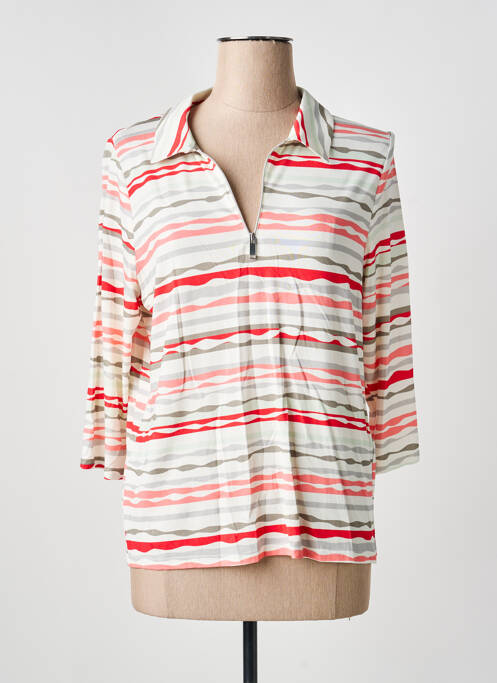 Polo rouge FRANK WALDER femme