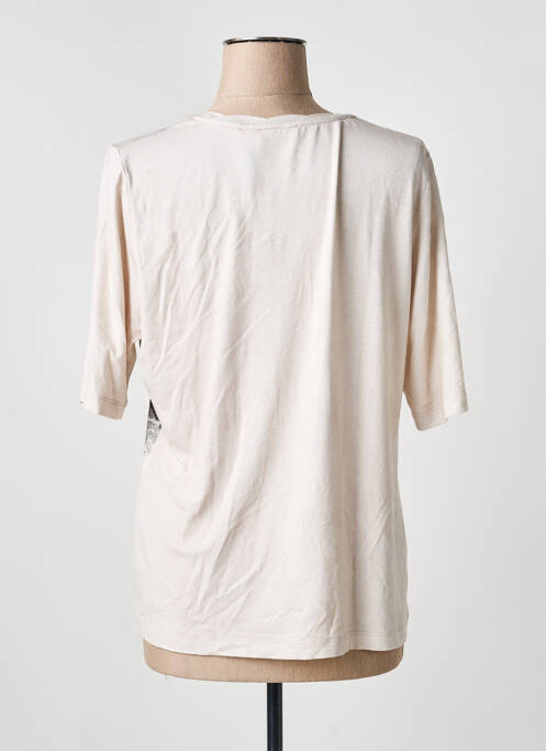 T-shirt manches mi-longues manches courtes beige RABE femme