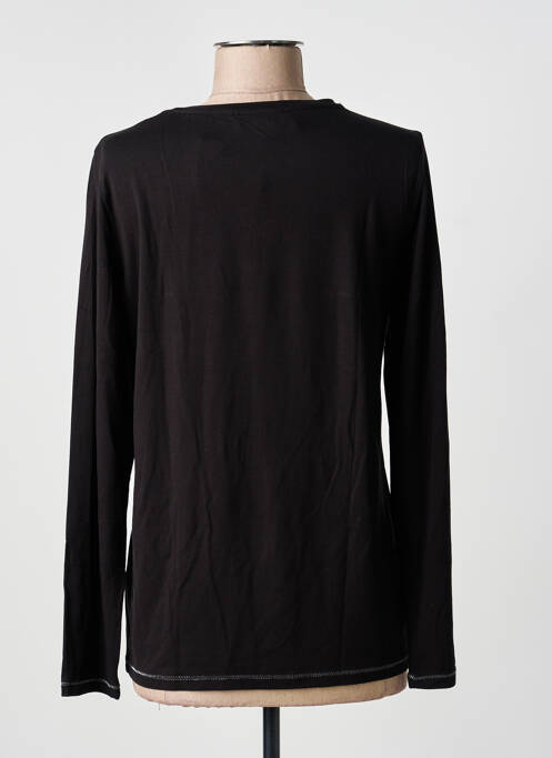 T-shirt noir FRANK WALDER femme