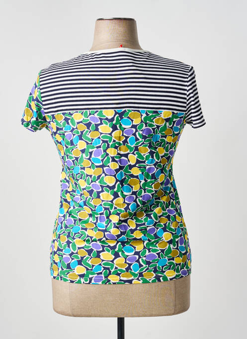 T-shirt stretch manches courtes noir OLIVIER PHILIPS femme