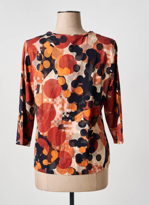 T-shirt orange FRANK WALDER femme