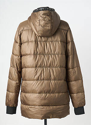 Doudoune poches a capuche vert IKKS femme