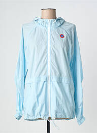 Imperméable manches longues a capuche bleu FLOTTE femme
