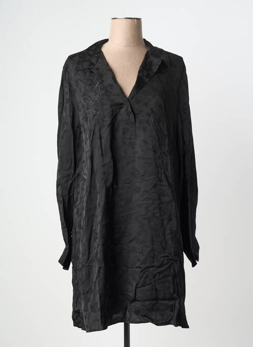 Robe mi-longue noir IKKS femme