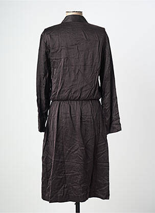 Robe mi-longue manches longues manches longues noir KARMA KOMA femme