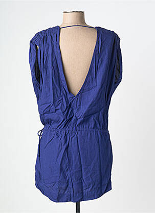 Robe mi-longue sans manche sans manche bleu KARMA KOMA femme
