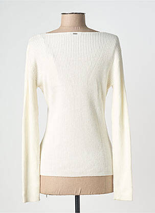 Top stretch manches longues beige IKKS femme