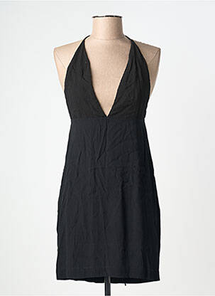 Robe courte sans manche sans manche noir KARMA KOMA femme