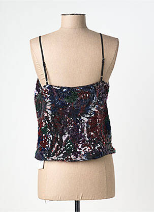 Top manches bretelles ajustables sans manche noir IKKS femme