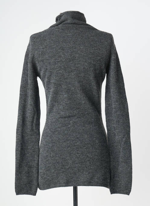 Pull col roulé gris AMERICAN VINTAGE femme