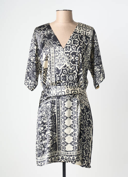 Robe mi-longue noir IKKS femme