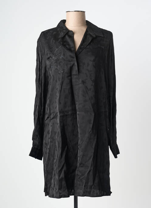 Robe mi-longue noir IKKS femme