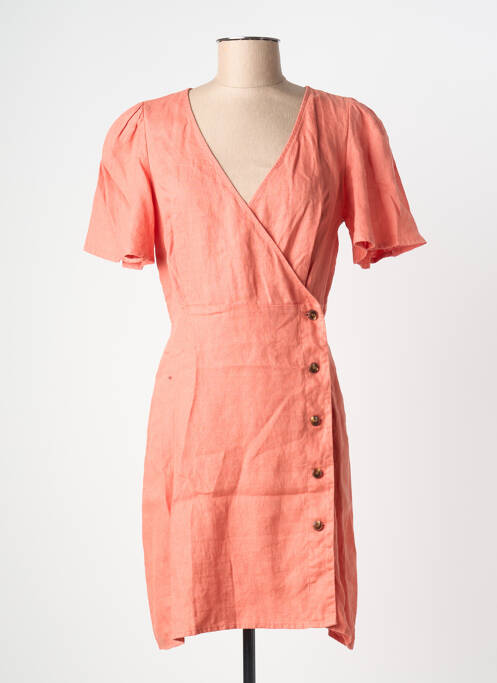 Robe mi-longue rose DES PETITS HAUTS femme