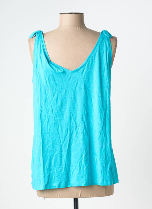 Top bleu ABSOLUT CASHMERE femme