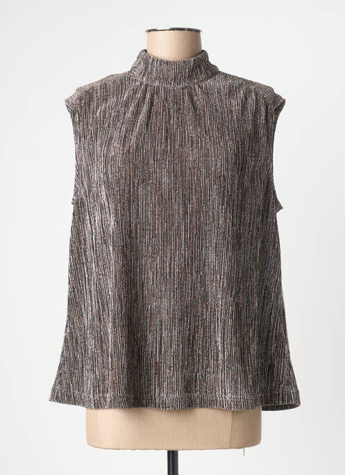 Top argent IKKS femme