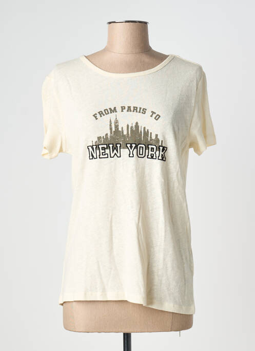 T-shirt beige IKKS femme