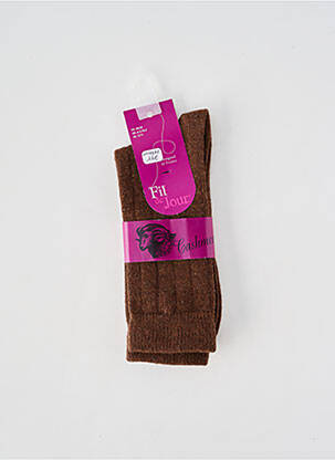 Chaussettes stretch vert FIL DE JOUR unisexe