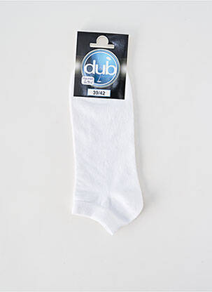 Chaussettes blanc DUB & DRINO homme