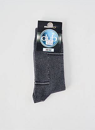 Chaussettes gris DUB & DRINO homme