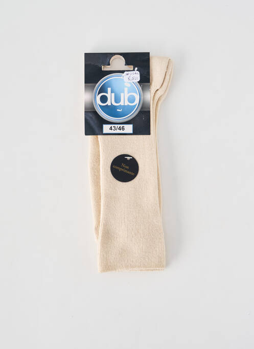 Chaussettes beige DUB & DRINO homme