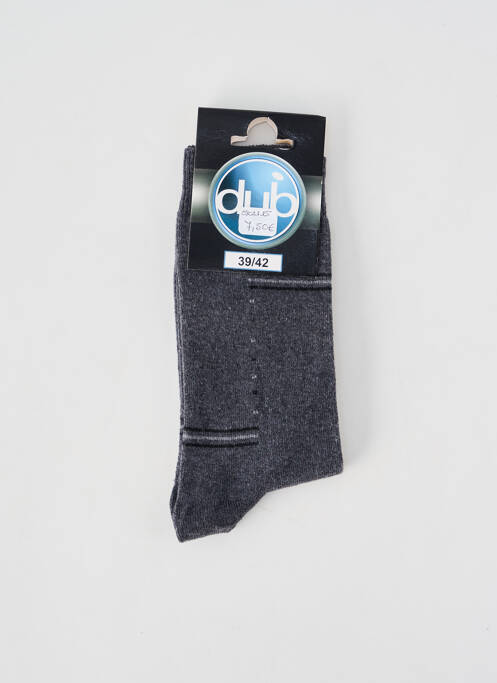 Chaussettes gris DUB & DRINO homme