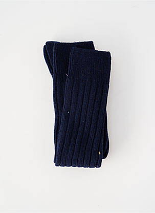 Chaussettes stretch bleu PERRIN homme