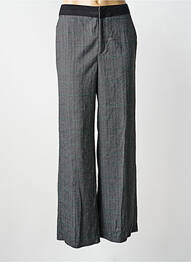 Pantalon large taille à pinces taille normale gris IKKS femme