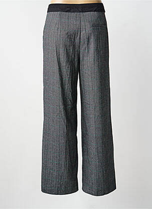 Pantalon large taille à pinces taille normale gris IKKS femme