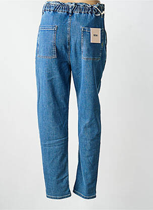 Jeans coupe slim stretch taille haute bleu REIKO femme