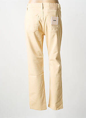 Jeans coupe droite stretch taille normale beige REIKO femme