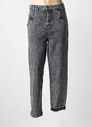 Jeans boyfriend stretch taille normale noir REIKO femme
