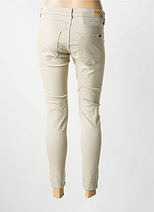 Jeans coupe slim stretch taille basse gris REIKO femme
