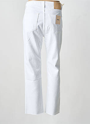 Jeans coupe droite stretch taille normale blanc REIKO femme
