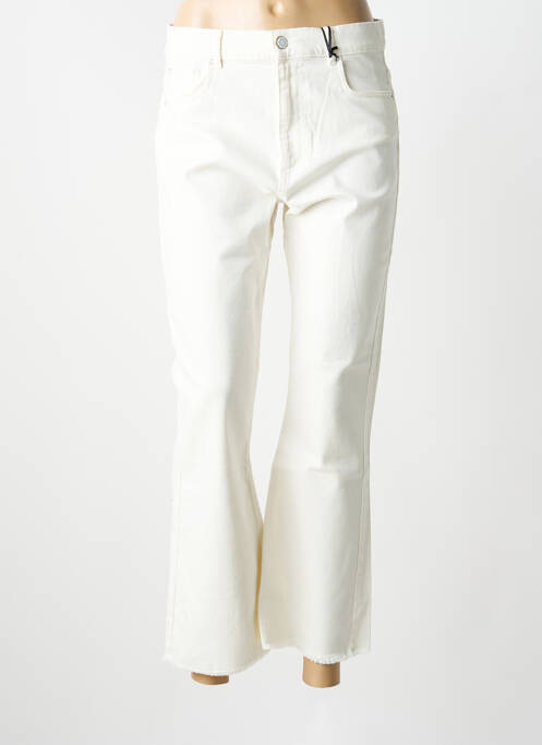 Jeans bootcut taille normale taille normale beige IKKS femme